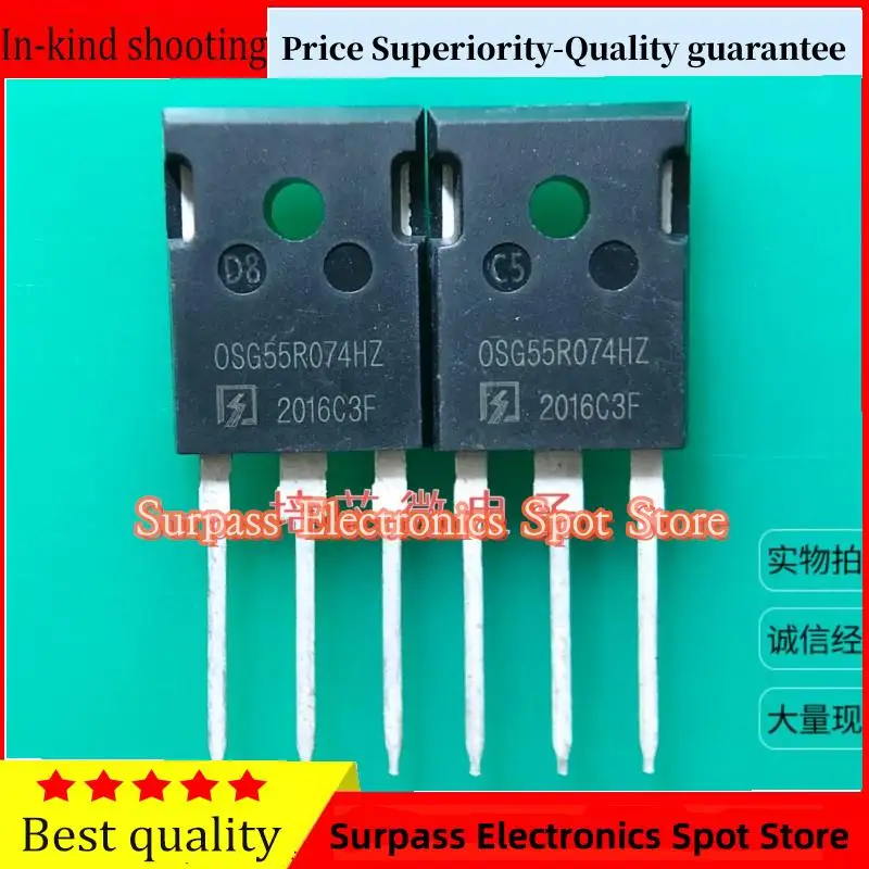 

50PCS-100PCS OSG55R074HZ MOS TO-247 Price Superiority-Quality guarantee