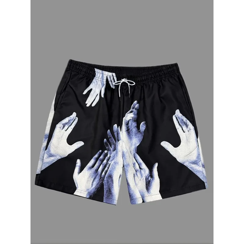 

New Cool Beach Shorts, Unique Fashion Creativity, 3D Casual Beach Shorts, Suitable for Hawaii Vacation and Maldives