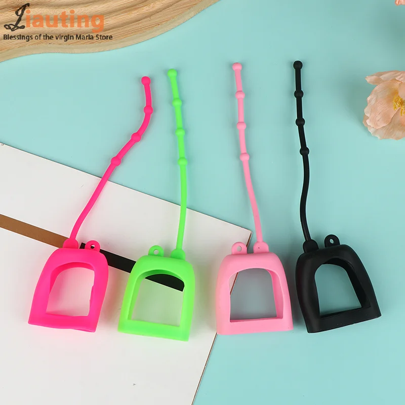 2Pcs Silikon Flasche Abdeckung Flasche Hülse Hand Fall Tragbare Reise Container Abdeckung Für Flüssigkeit Seife Flasche Parfüm Flasche Abdeckung