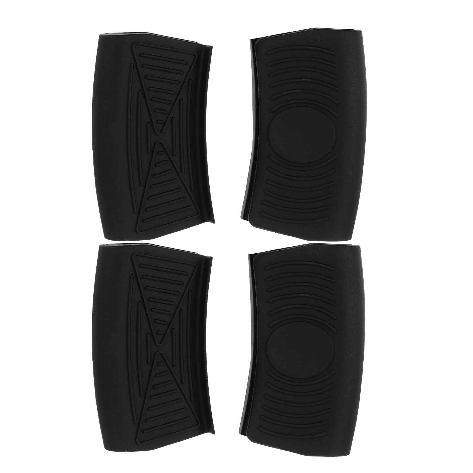 

Silicone Pot Handle Covers Heat Resistant Non Slip Black Kitchen Cookware Protectors For Pans Pots Frying Pan Saucepan