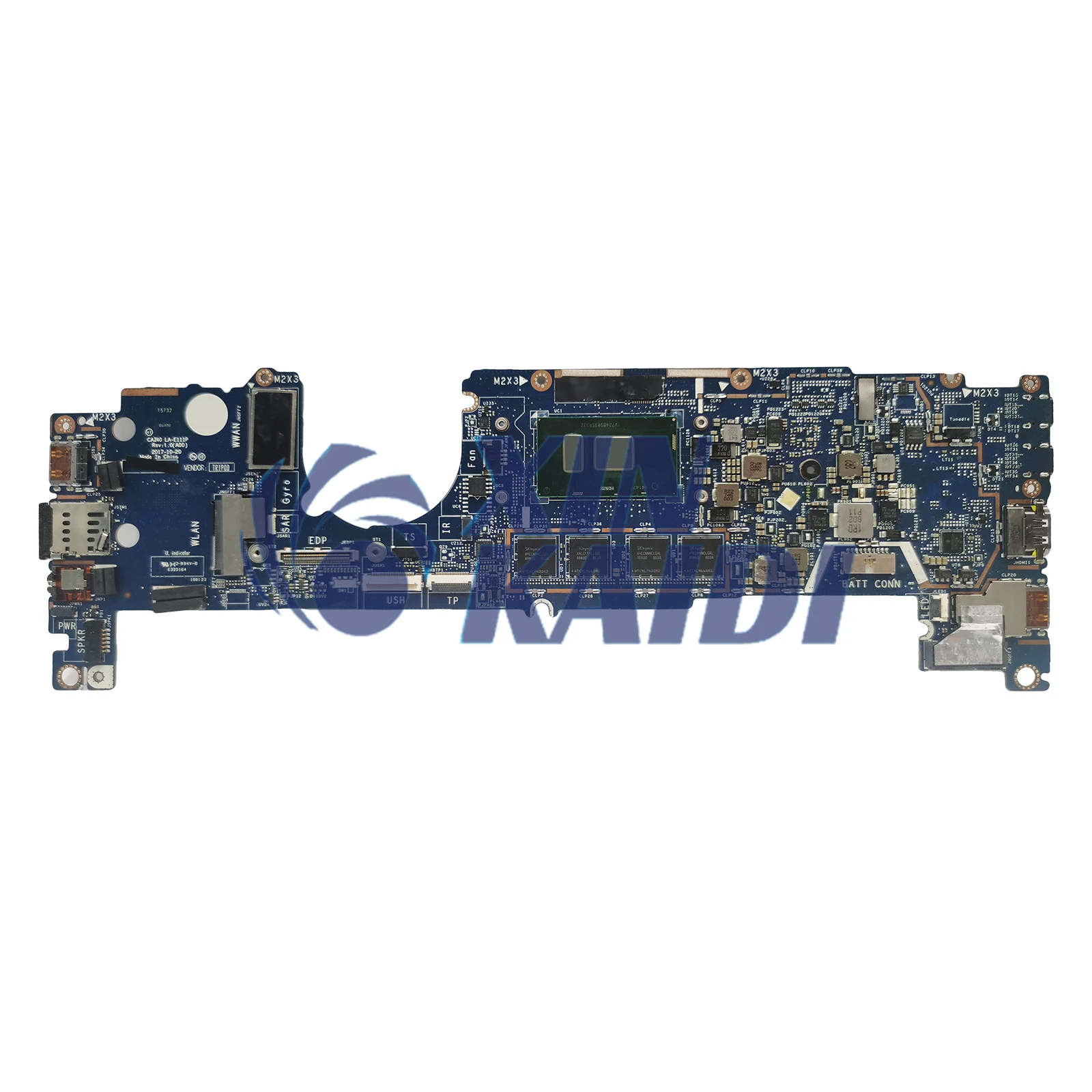 สําหรับ DELL ประสิทธิภาพสูงเมนบอร์ด LA-E111P แล็ปท็อป Latitude 5289 7389 04T8FJ 0PTJYM CPU i3 i5 i7 100% ทดสอบ