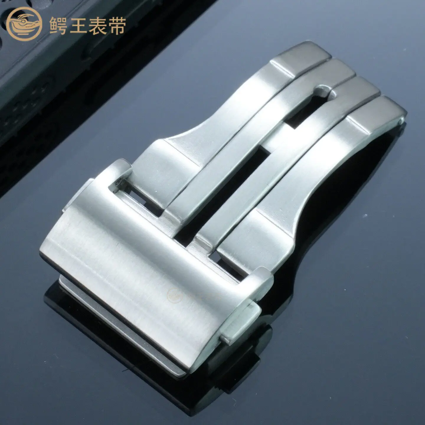 

New Stainless steel buckle for Longines watch silver double press folding buckle waterproof stainless steel strap clasp 20mm