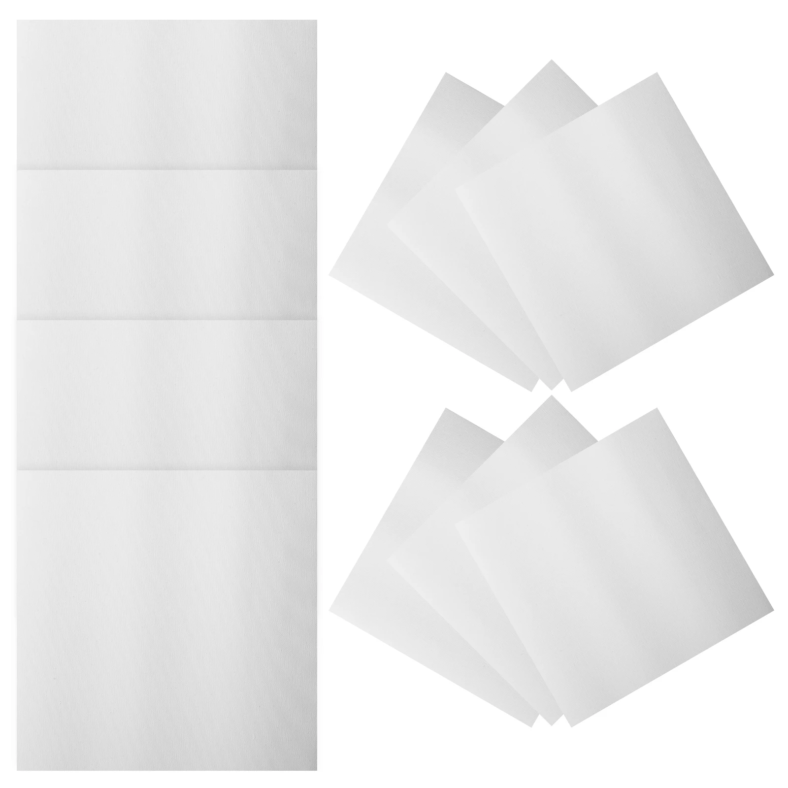 

10pcs Oil Painting Canvas Sheets Pure Cotton Coated for Students Hobbyists Bulk Storage Decoration Mixed Media