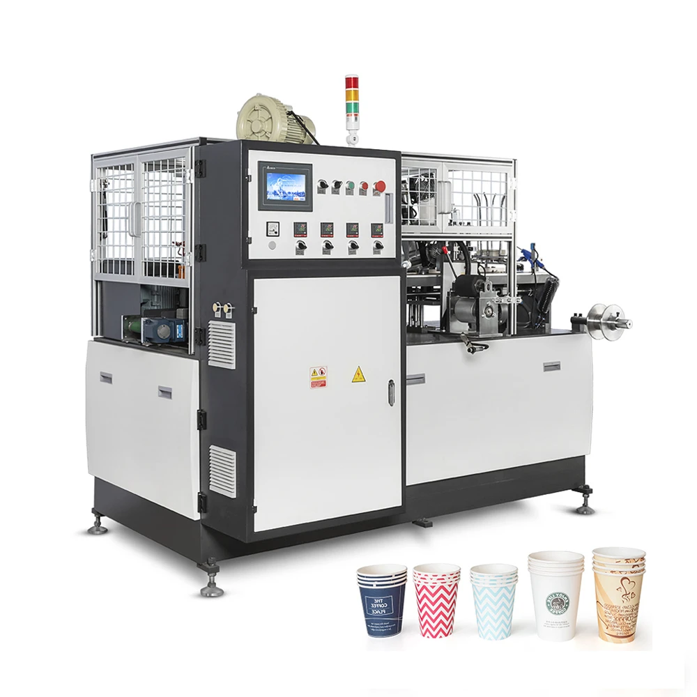 Ready To Ship High Speed Cheap Automatic Paper Cup Making Machine Ultrasonic Sealing Paper Cup Machine Disposable Cup Paper