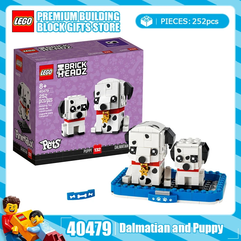

LEGO Fangtouzi Series 40479 Spotted Dog Pet Animal Children's Assembly Puzzle Building Toy Gift