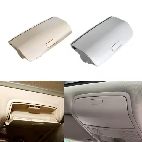 Gray / Beige Car Sun Glasses Case Holder Sunglasses Storage Box For VW Tiguan 2008-2011 Golf 2007-2014 Jetta Passat CC Scirocco