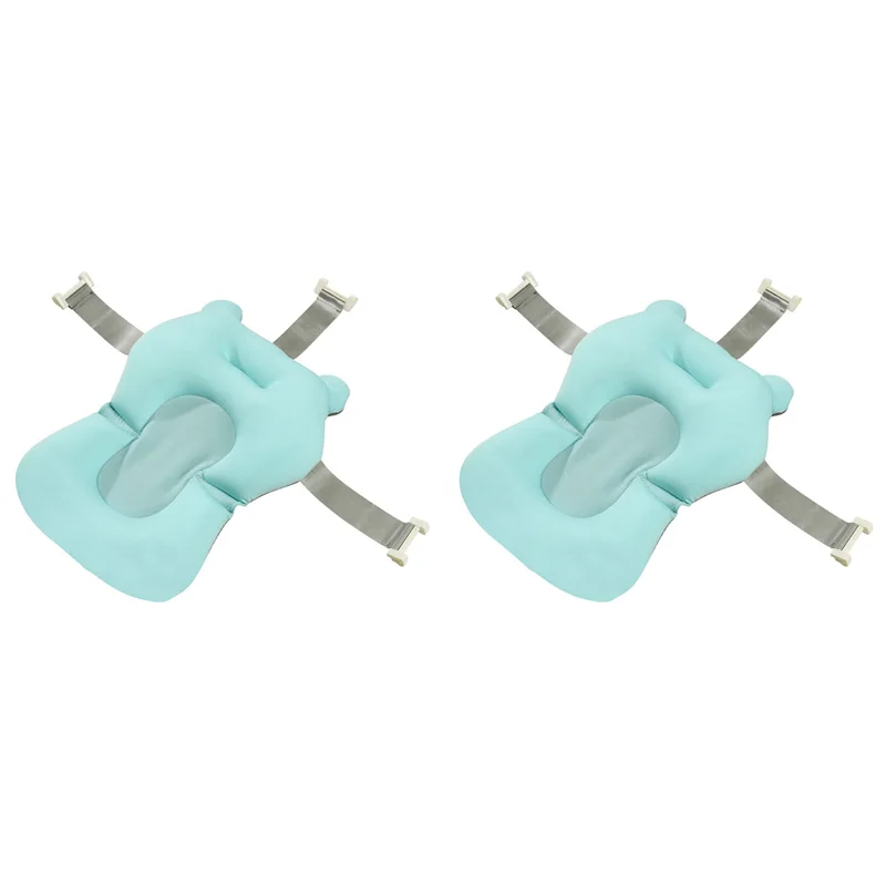 

MACH-2X Baby Shower Bath Tub Pad Non-Slip Bathtub Seat Support Mat Safety Security Bath Support Cushion Foldable Soft Pillow