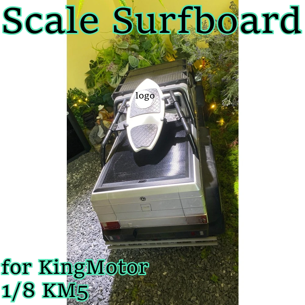 RC hobby heavy duty rear bed Scale Surfboard decorative upgrade for KingMotor 1/8 KM5 custom size replacement spare accessories