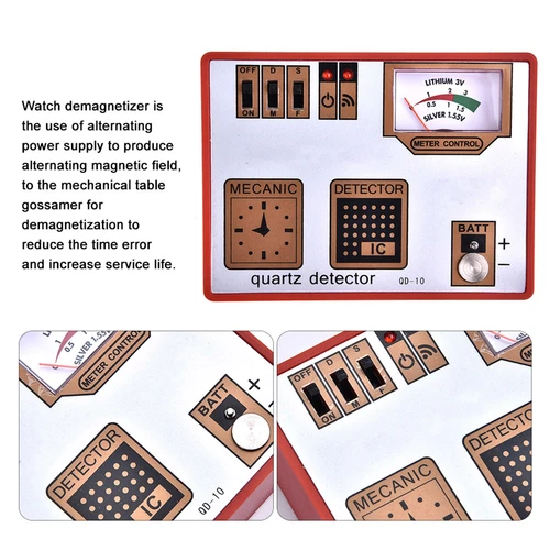 Imagen 2 del producto Probador de batería Probador de pulso y batería Desmagnetizador Timegrapher Reloj Desmagnetización/Medida de batería/Máquina probadora de pulso/cuarzo