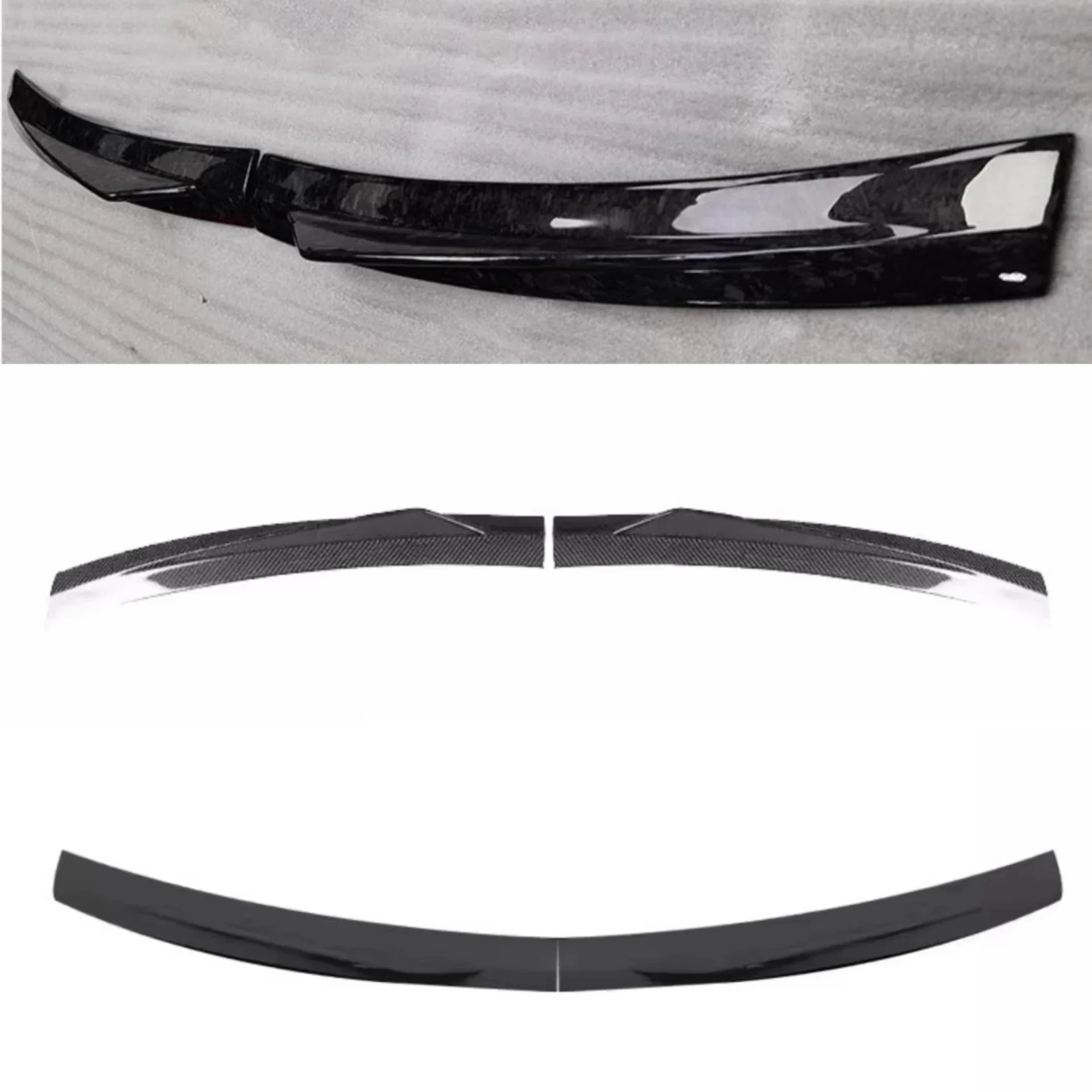 

Forged Carbon Fiber Tail Wing for Porsche Taycan Resin Top Wing Upgraded YCK Style Spoiler Auto Accessories