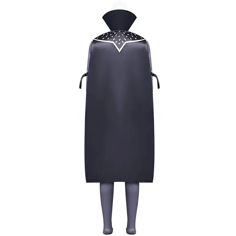 Halloween Megamind Cosplay Jumpsuit And Cloak The Doom Syndicate Megamind's Costumes Carnival Party Superhero Tight Clothing2025