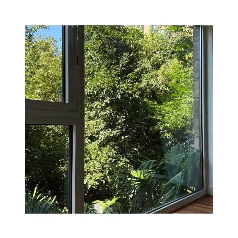 Natural Wood Effect Picture Windows, Large Glass Panels with Low Maintenance, Ideal for High Humidity Open Plan Living