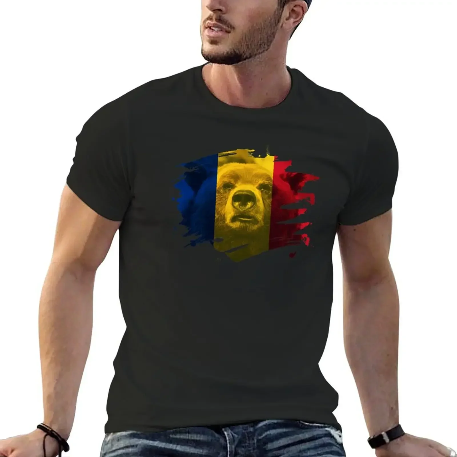 

Romania Flag & Bear - Romanian Pride Design T-Shirt sweat for a boy Blouse fitted t shirts for men