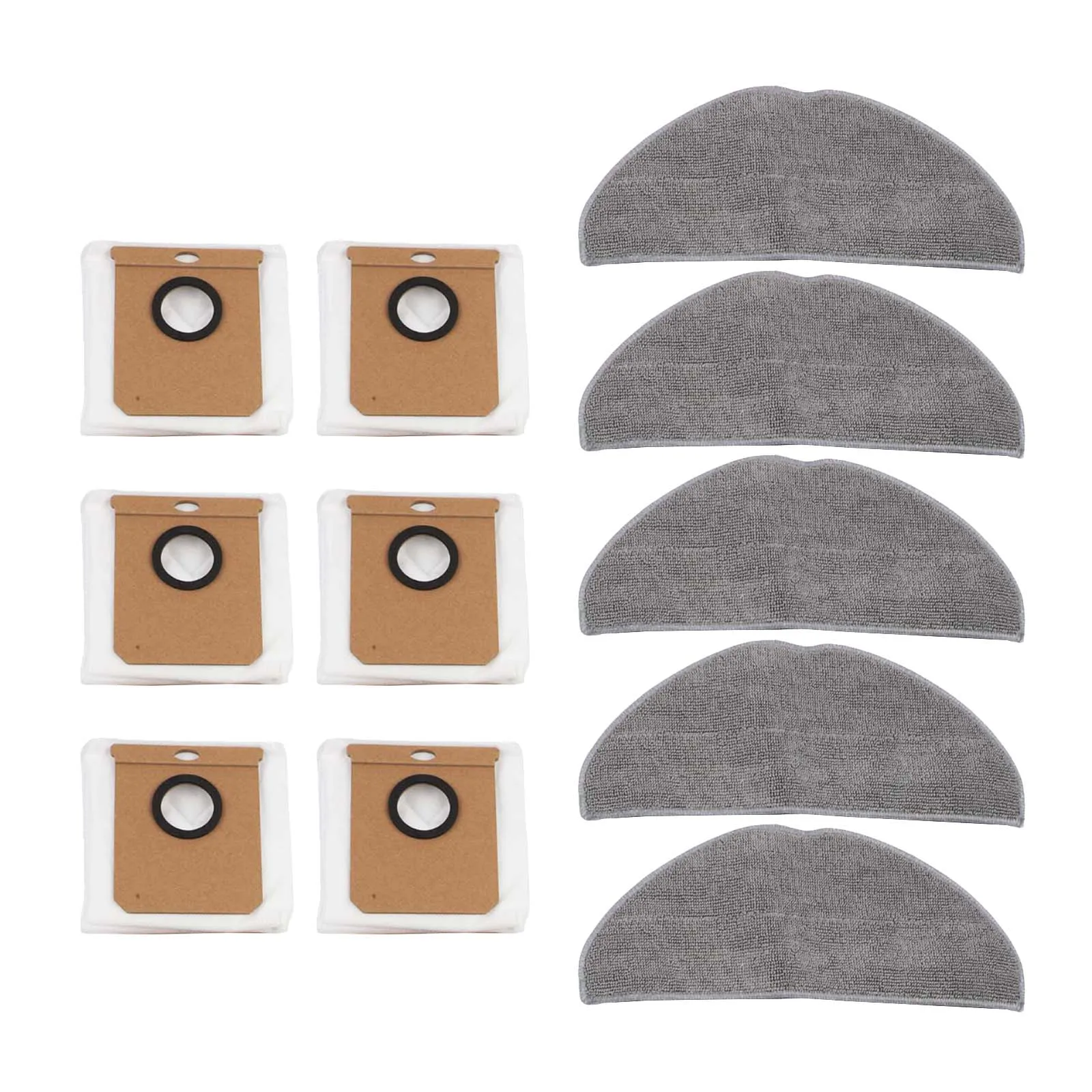 Mop Cloth + Dust Bags Set for Conga 8490 For Ultimate for Ultra Power Robot Vacuum Cleaner Ensures Efficient Performance