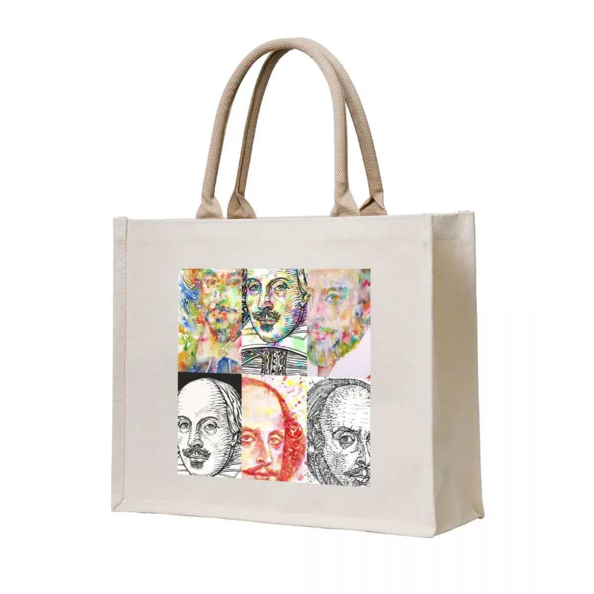 

SIX TIMES WILLIAM SHAKESPEARE .1 Tote Bag reusable shopping bags large tote bag shopper bag women Shopper handbag