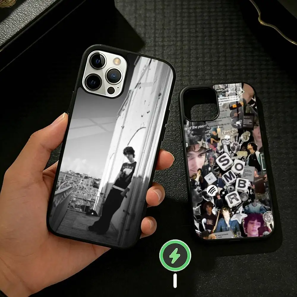 

S-Sombr Phone Case For iPhone 17,16,15,14,13,12,Plus,Pro,Max For Magnetic Wireless Charge