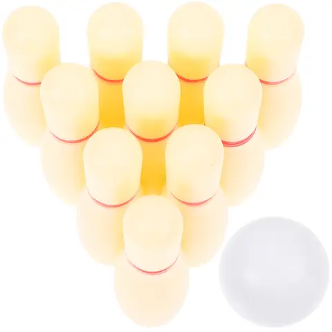 1세트 소형 볼링 세트 어린이 실내외 사용 다용도 엔터테인먼트 옵션 운동 능력 증진 사회적 상호작용 촉진