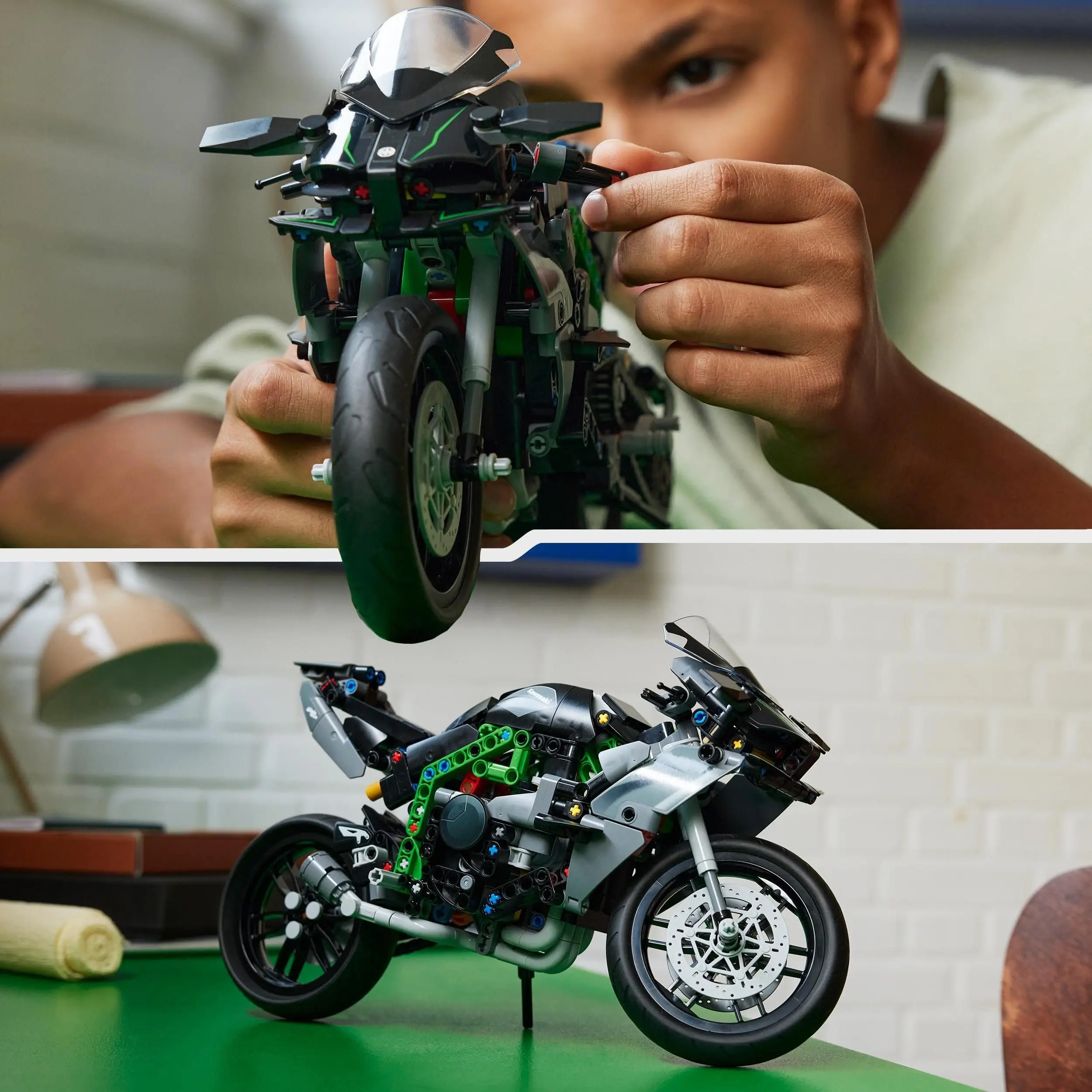 LEGO Technic Kawasaki Ninja H2R Motorcycle, Gift for Children and Adults for Birthday, Decoration, Toy 42170