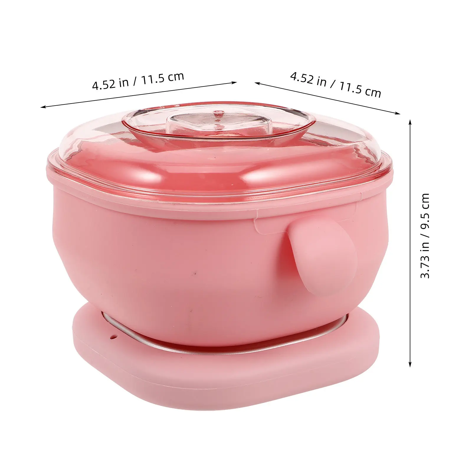 Silicone Wax Warmer for Hair Removal Portable Foldable Design Non-Stick Melt Bowl Easy Clean At-Home Waxing Machine Hot Wax