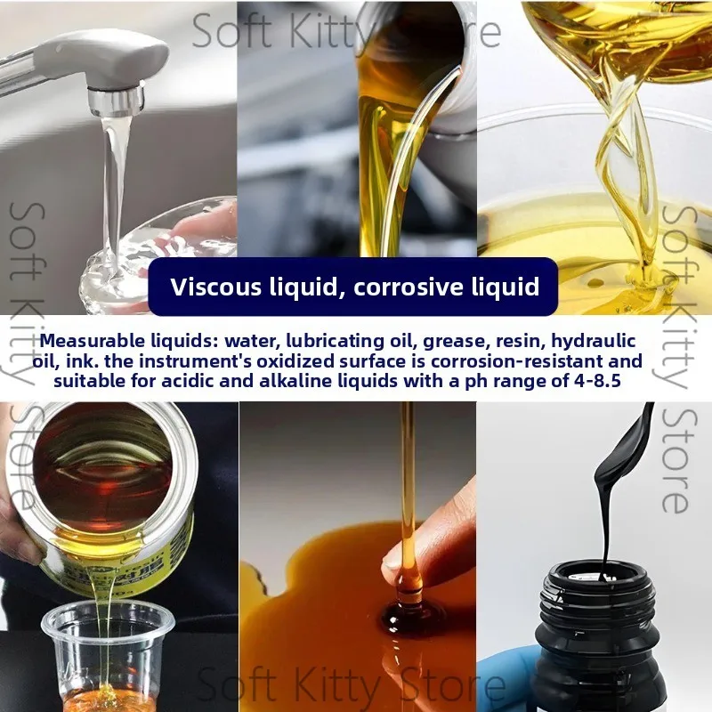 High Precision Micro Elliptical Gear Flowmeter Electronic Digital Display High Viscosity Liquid Meter