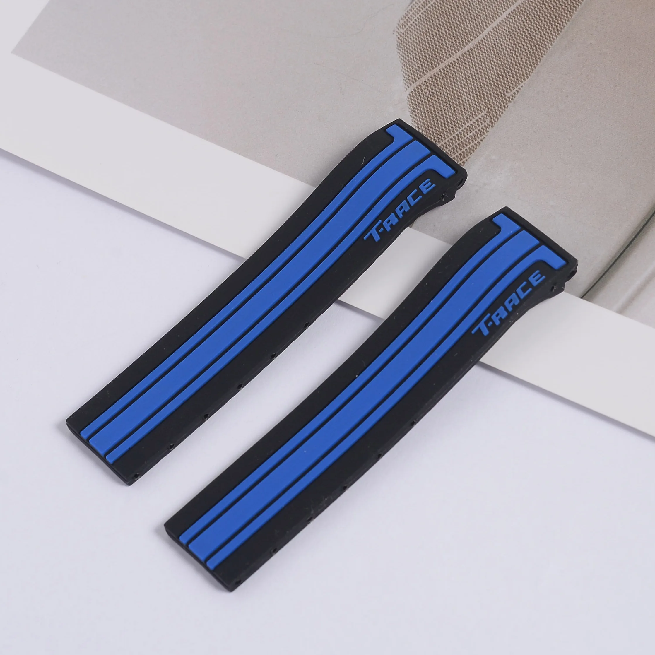 High Quality Silicone Rubber Soft Watchband 21mm Fit for Tissot T048 T-Race T-Sports T048417a T048 Sport Watch Strap Tools