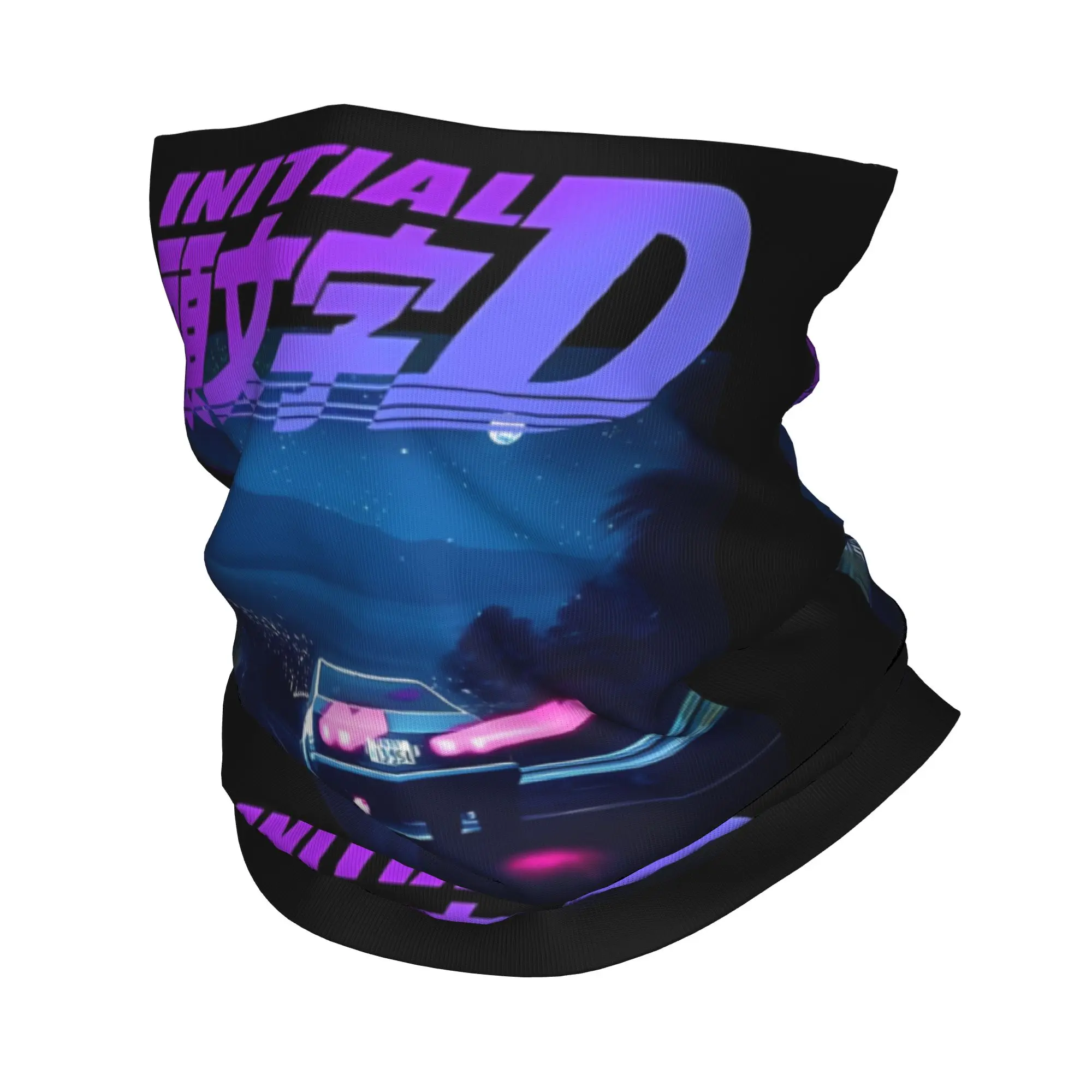 

Neon AE86 Bandana Gaiter Club Initial D Face Scarf Running Unisex Breathable Neckerchief