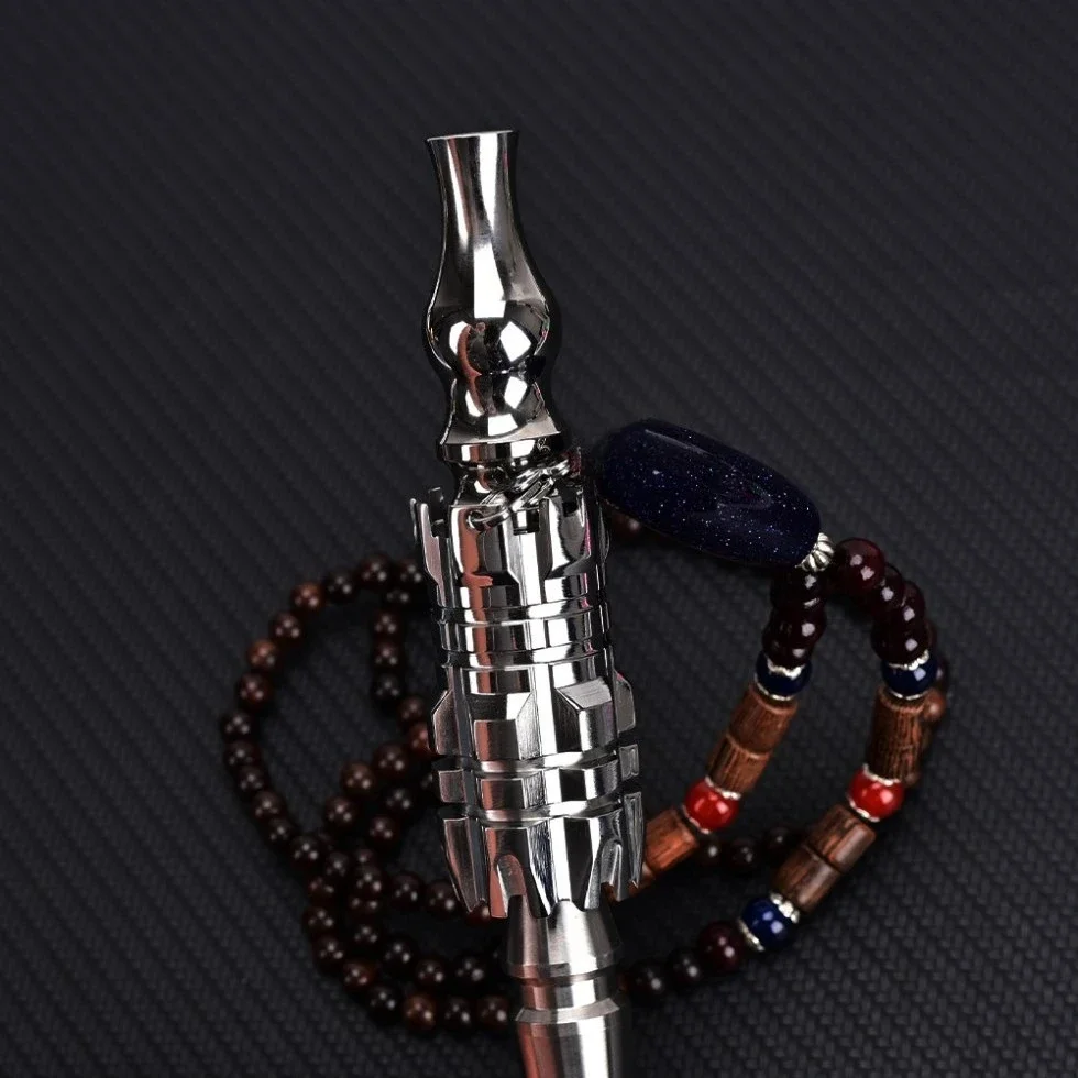 Mecha wind titanium alloy water pipe holder, original chain hanging model