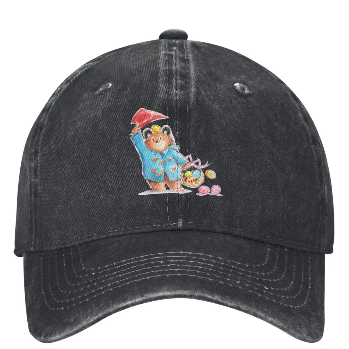 Britain Paddington Brown Bear Movie Cartoon Casual Baseball Cap Spring Trucker Hat Wholesale Hats Female Male Baseball Caps