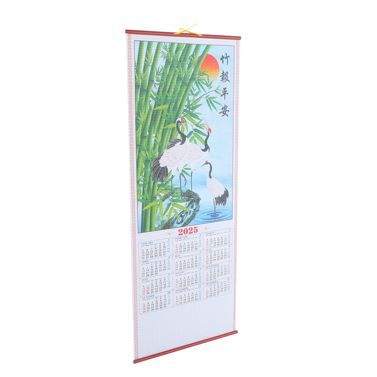 

Year of The Snake Hanging Scroll Calendar Appointment Wall Zodiac Large Clear Printed Chinese Household Paper Planning Dating