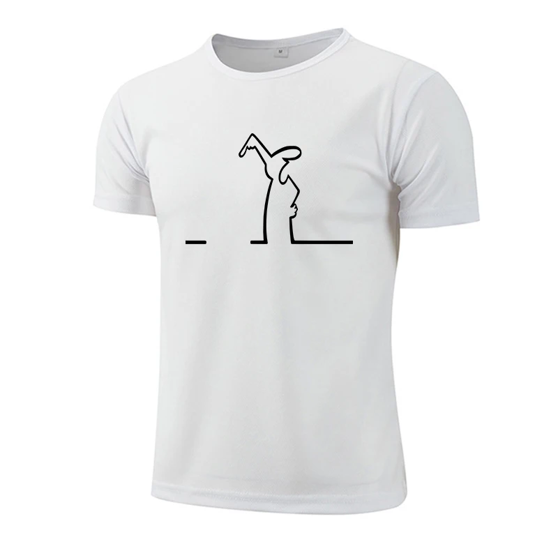 2026 Neues Herren-T-Shirt mit Aufdruck, Lässige Fitness-Trainingsoberteile, Outdoor-Jogging-Kleidung, Sommer Schnelltrocknende Mesh-Shirts, Radsport-Bekleidung – Detail 18