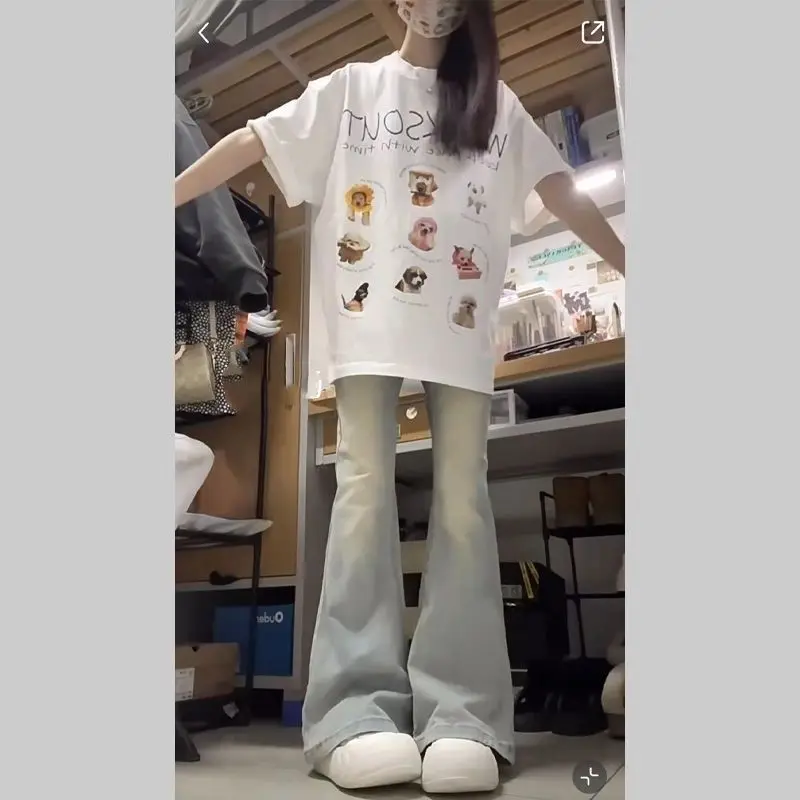 

Мешковатые джинсы для девочек, женские виды, асимметричный дизайн, уникальный модный стиль, модные джинсовые винтажные ретро Y2K Street Harajuku