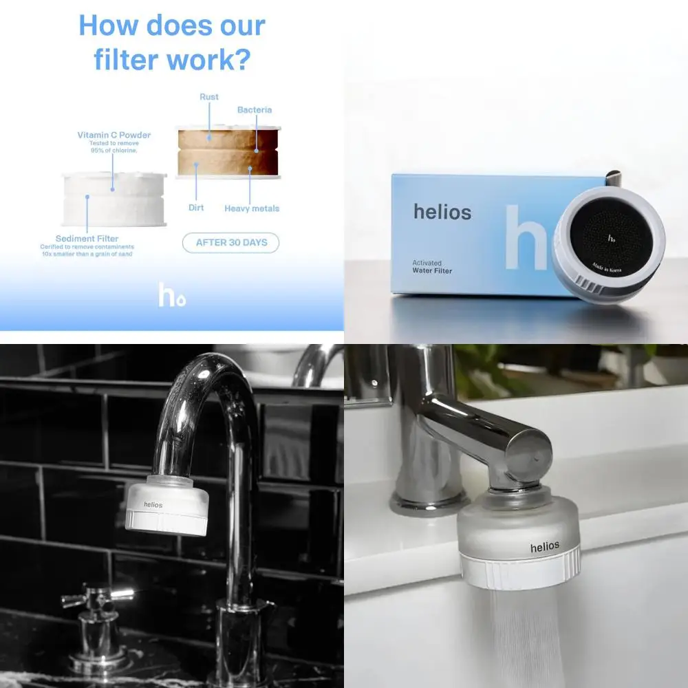 فلتر دش لتقليل الكلور لجميع الأعمار والترطيب وفيتامين C لصحة البشرة #1