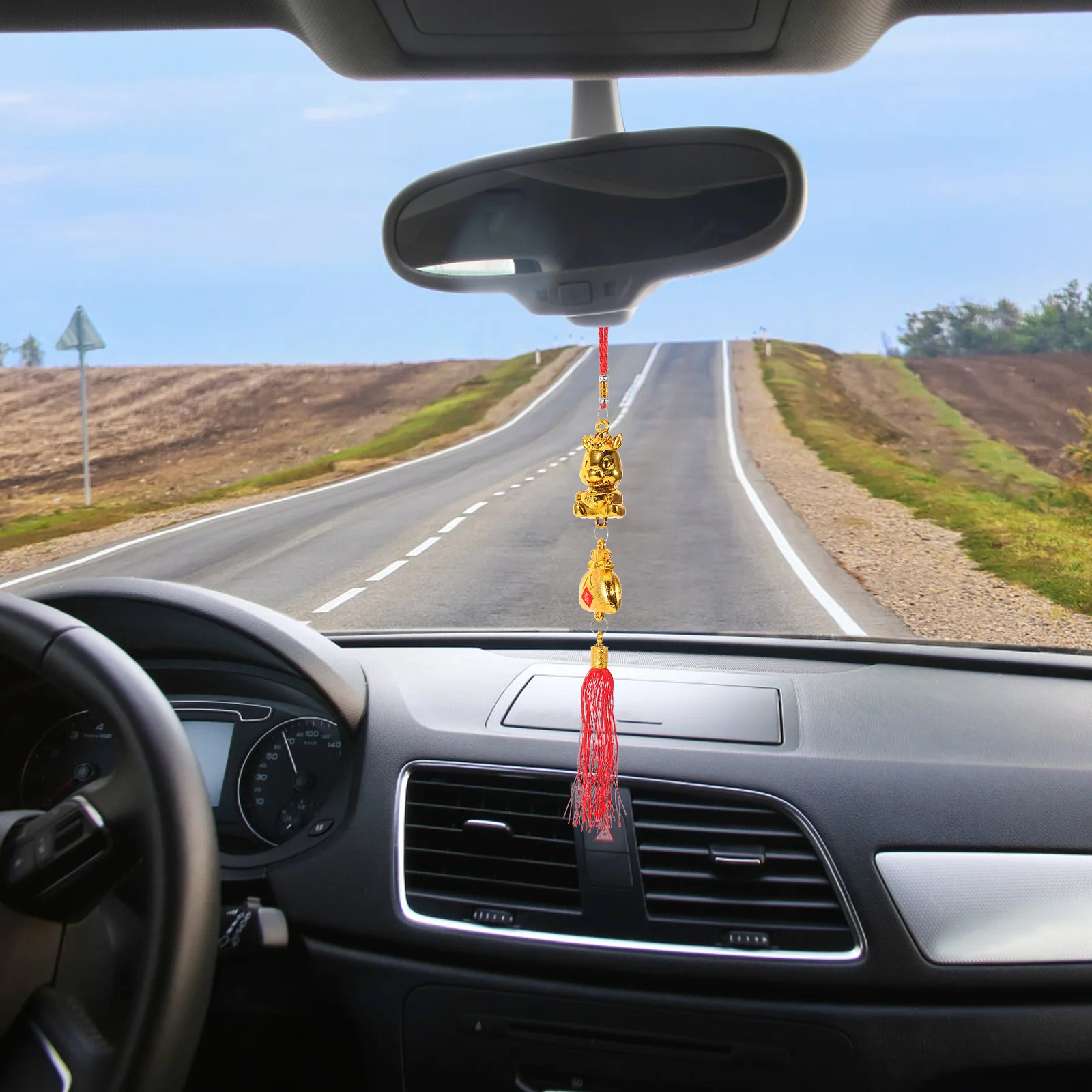 6 قطعة المعلقات السنة الحصان الصينية 2026 السنة القمرية الجديدة حلي معلقة ديكور المنزل لباب جدار نافذة بونساي مهرجان الربيع