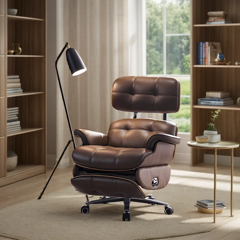 Recliner Ergonomic Office Chair Luxury Mobile Comfortable Office Chair Bedroom Conference Reading Silla Oficina Home Furniture