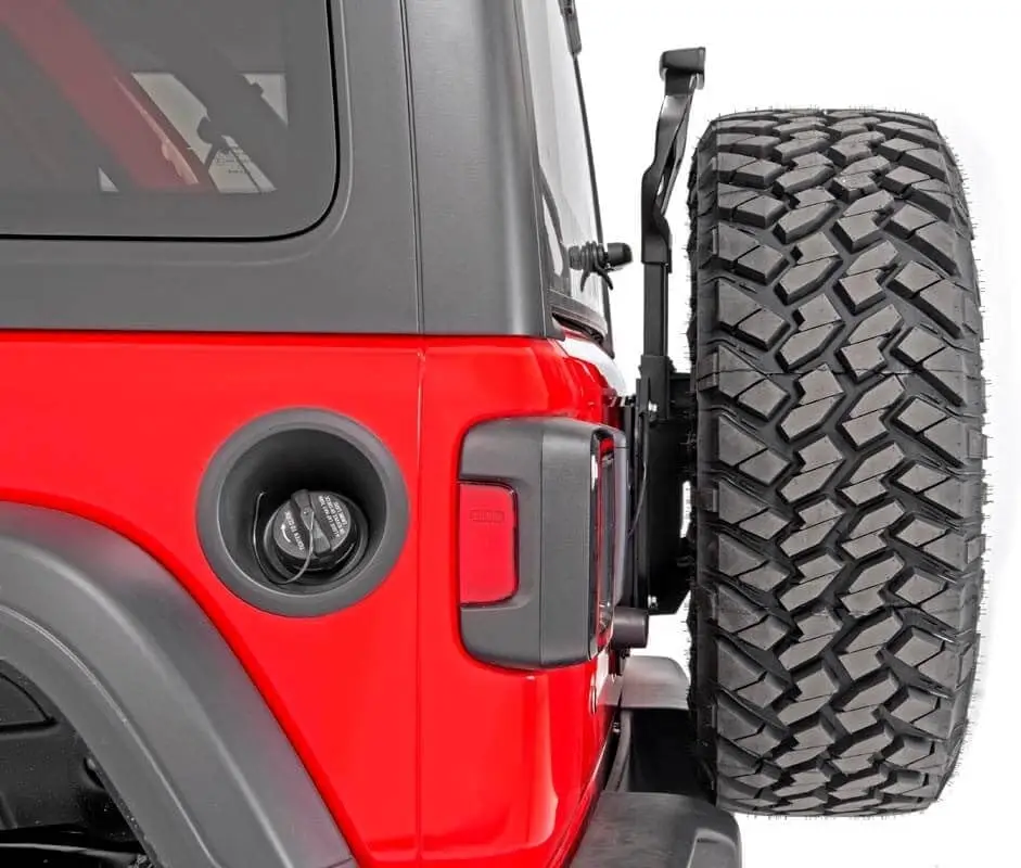 Spare Tire Relocation Bracket for 2018-2024 Jeep Wrangler JL Models - Easy Installation Kit