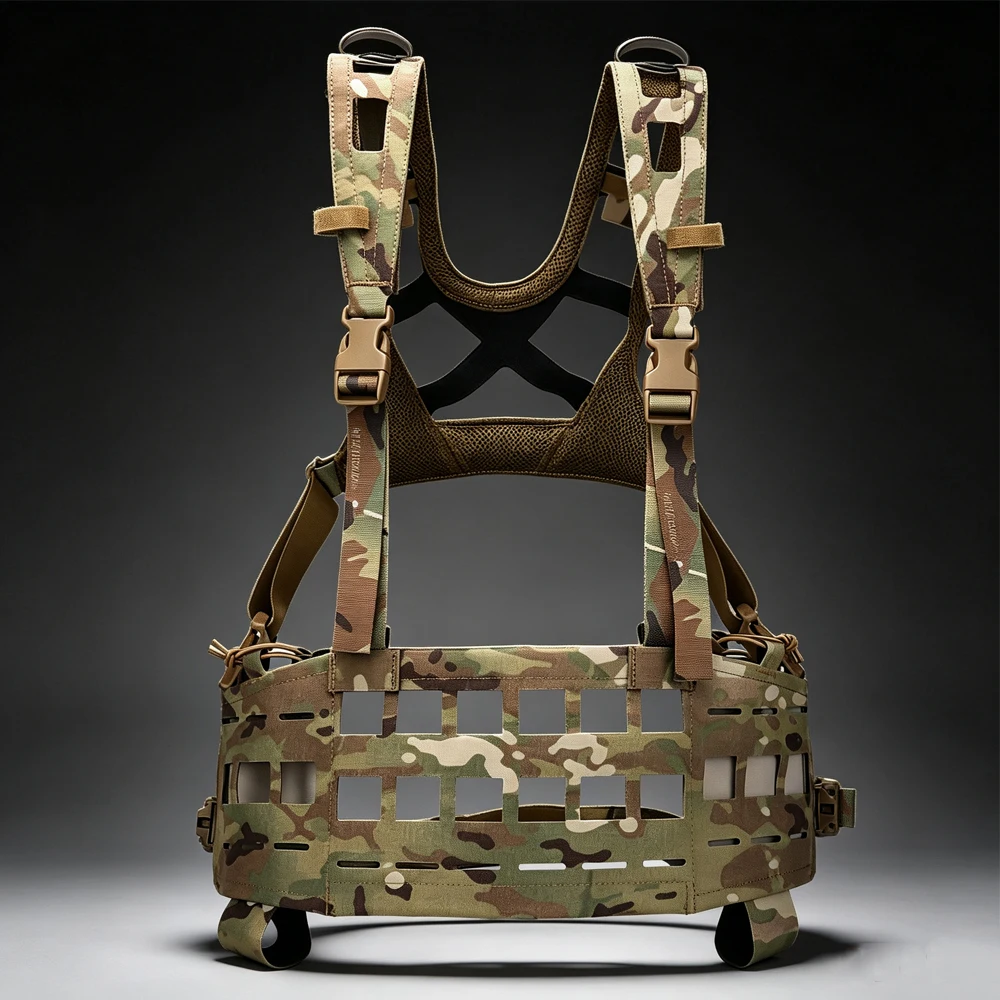 Tactical Vest SPC Chest Rig Lightweight MOLLE System Expand Hunting Airsoft Assault Vest Multi-functional Load Carriage Platform