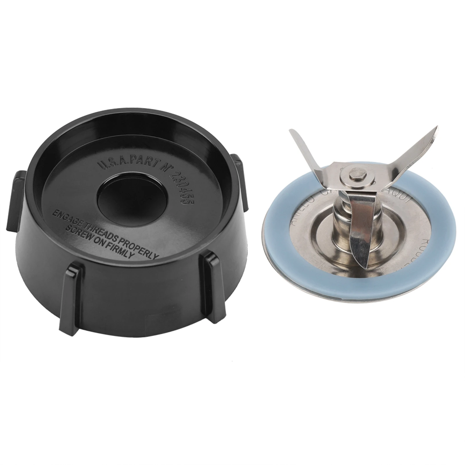 Stainless Steel Blade Blender Blade Stainless Steel Blade with Bottom Base Sealing  Juice Extractor Blender Replacement Set