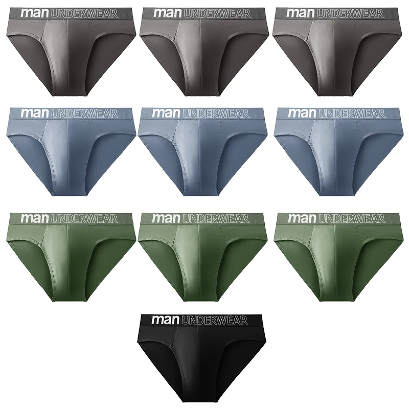 10 Teile/los Herren Slips Unterwäsche Brief Bequeme Höschen Shorts Sexy Boxershorts Geschenke für Mann Unterhosen