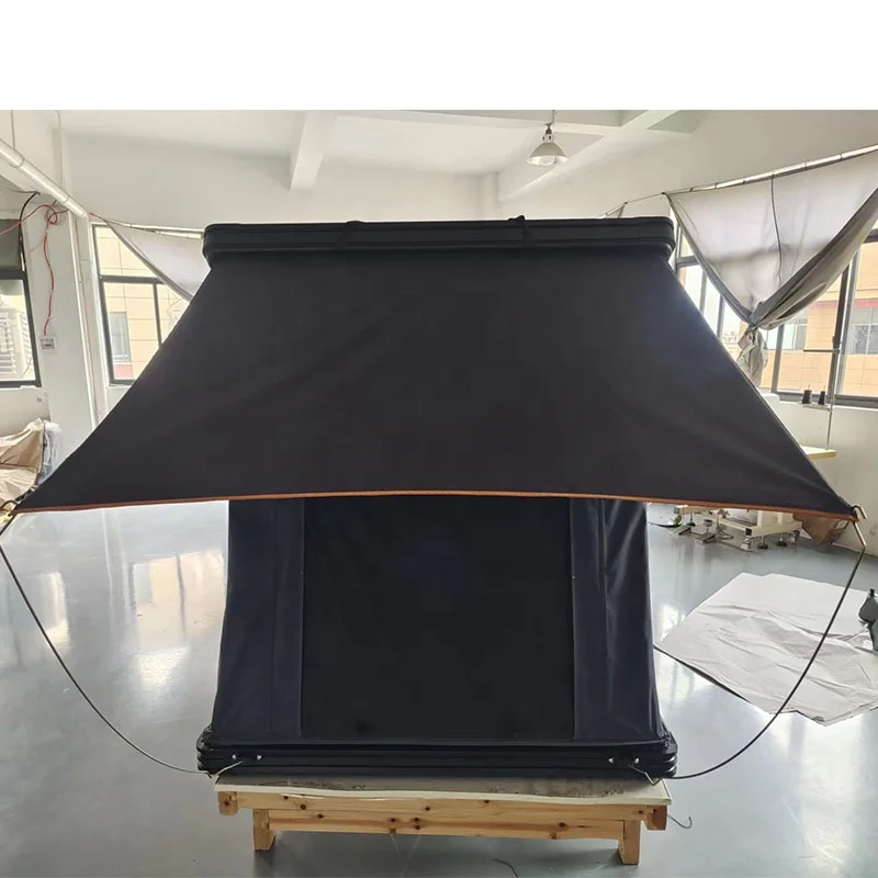 ENJOIN Outdoor Camping Aluminum Roof   Tent with Oxford Fabric Four-Season 300kg Capacity Hard Shell Design