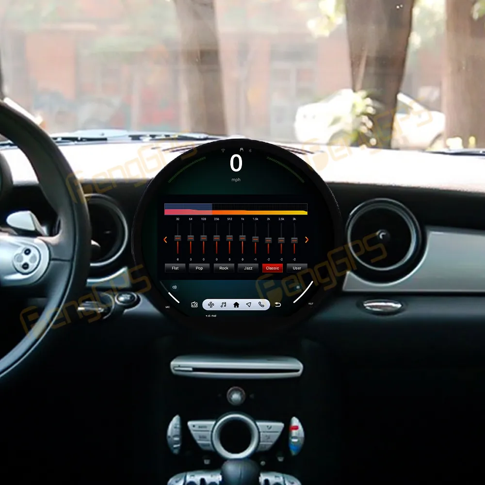 

11,7-дюймовый автомобильный радиоприемник CarPlay Android 14 для BMW MINI 2007-2011, мультимедийный плеер с сенсорным экраном, GPS-навигация, головное устройство DSP Auto