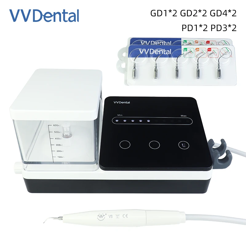 

VV Dental VST-W7 Ultrasonic Scaler with 600ml Auto Water Supply Oral Cleaning Dentist Clinic Scaler Dentistry Teeth Washing Tool