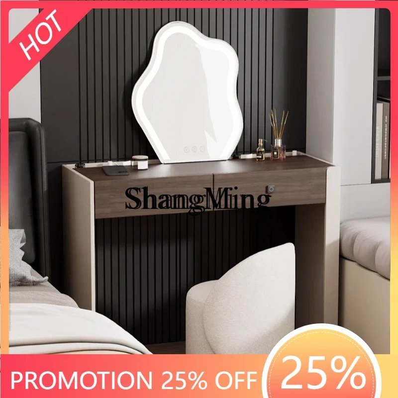 

CL Table Minimalist High-end Bedroom Makeup Table Modern Makeup Desk with Lock