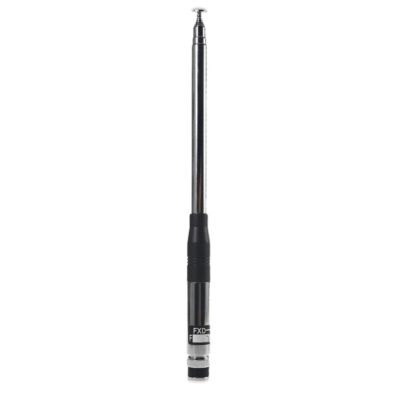 27MHz Retractable Long CB Radio Antenna Handheld Radio Telescopic Antenna with BNC Connector for ICOM IC-V8 IC-V80 L41E