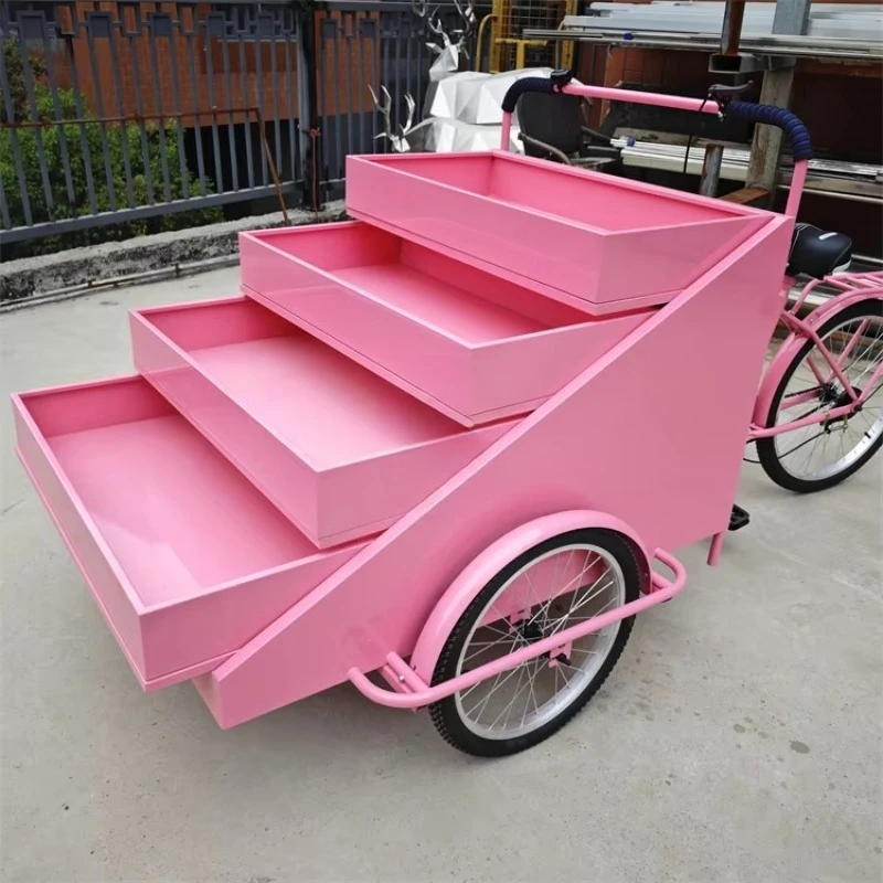 Street Vending Bicycle Carts Mobile Carts Street Vegetables and Fruits Supplier Carts