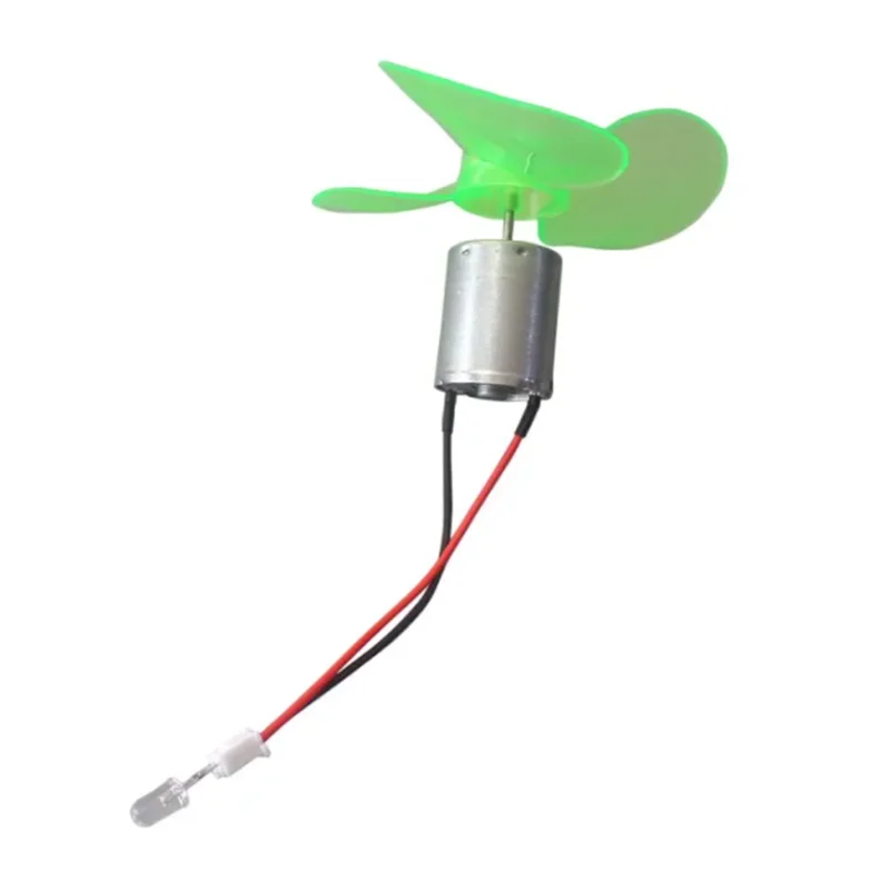 

500PCS/LOT 18V DC generator small generator hand generator wind generator with fan and LED
