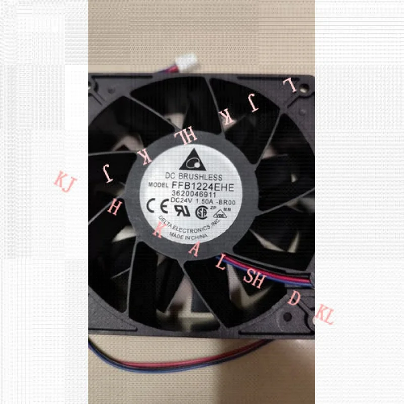 N  FOR  Delta Fan FFB1224EHE-BR00 DC24V 1.5A 12038 12CM 3-wire 3-pin cooling fan