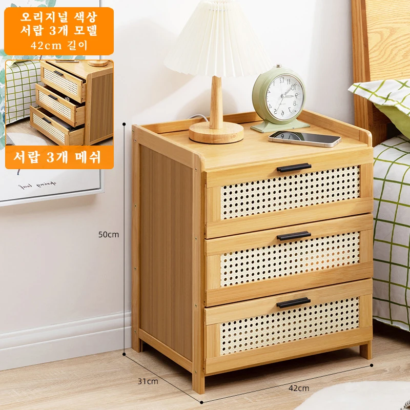 Bedside table Simple Modern Shelf Small Cabinet Bedside Cabinet Bedroom Storage Side Table