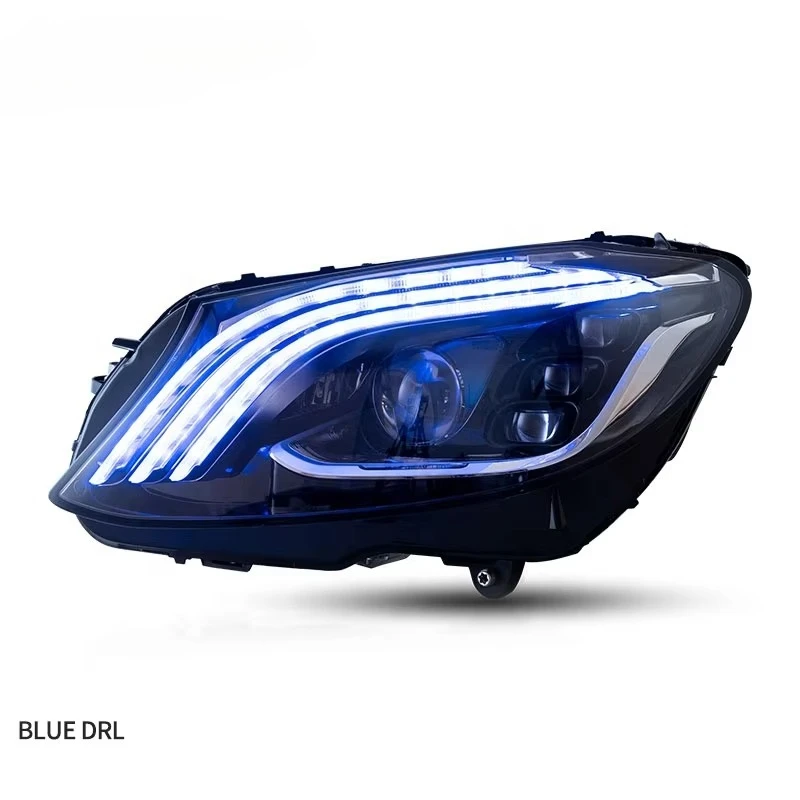 VLAND Factory Full LED Head Lights Assembly 2015-2020 C-Class Accessories Body Kit Car Headlights for Benz W205 Front Lamp