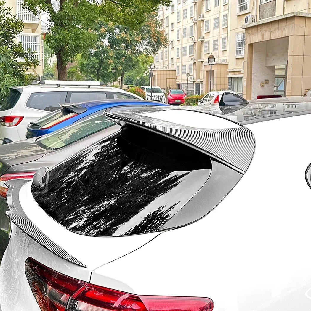 For Alfa Romeo Stelvio 2017+ Tail Wing Splitter Car Trunk Top Lip Wing Spoiler Fixed Wind Wing Body Exterior Guard Accessories