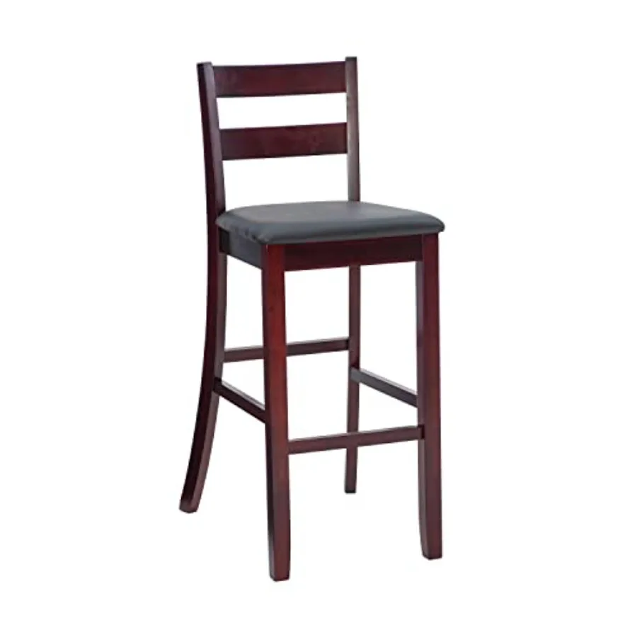 Triena Merlot Soho Armless Barstool